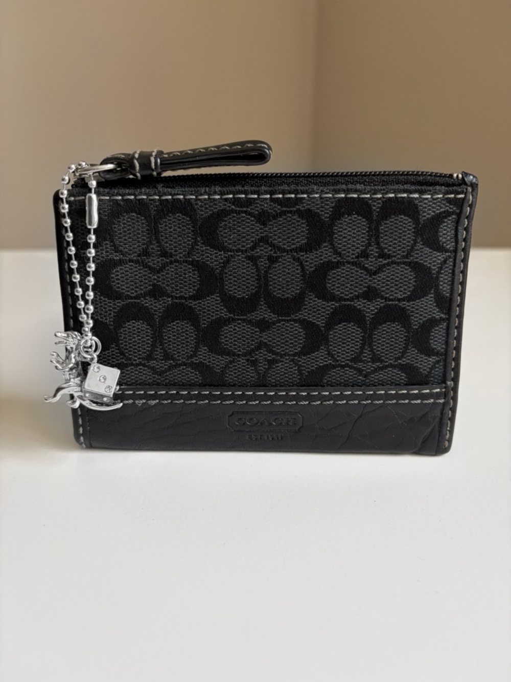 Coach Vintage Logo Card Case Y2K